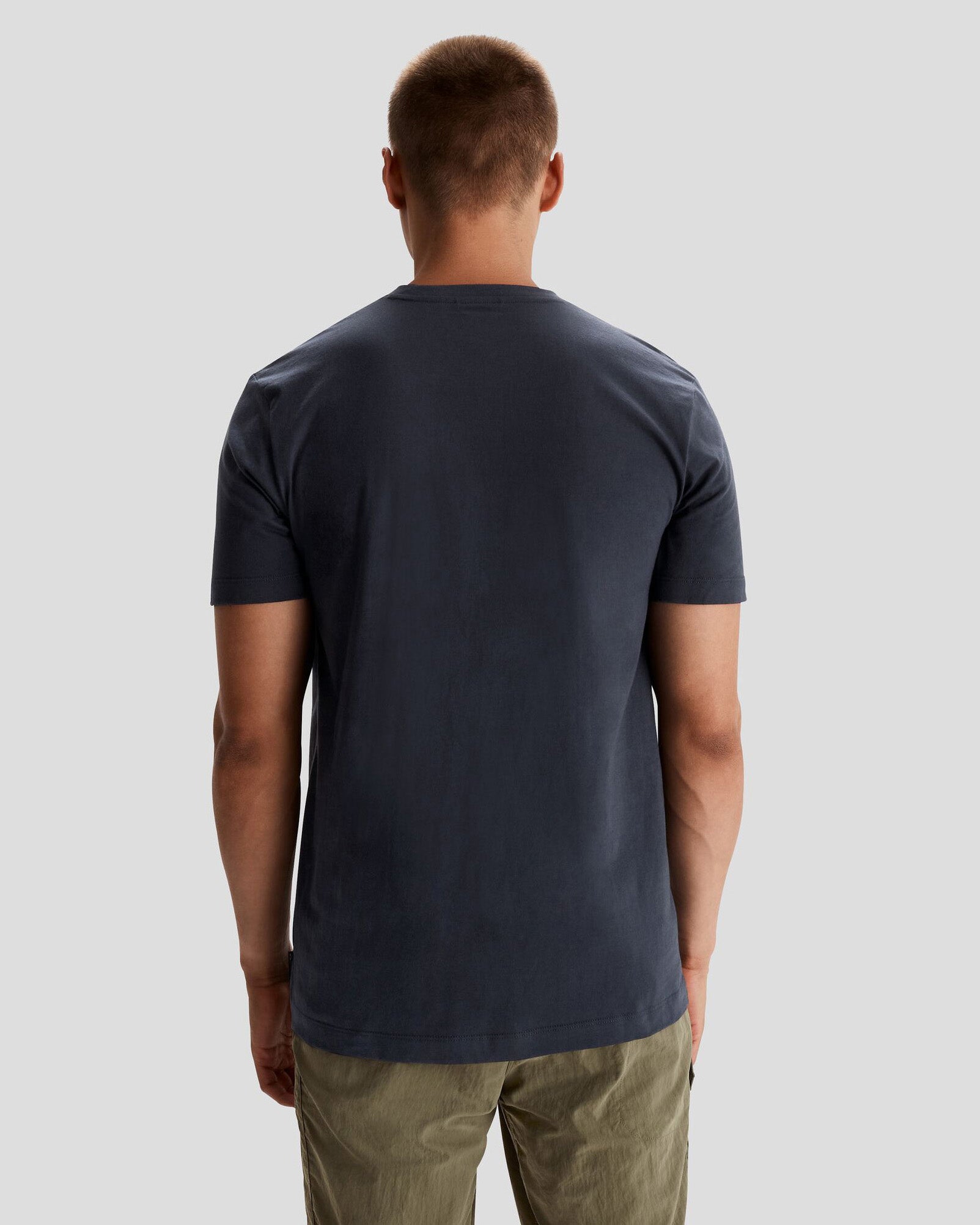 Men's Kathmandu Logo 70's Vintage Organic Cotton T-Shirt - Midnight Navy - Casual Wear, Street Style & Retro Fashion