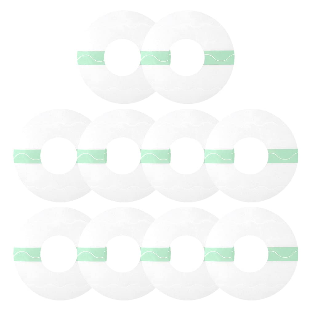 FOMIYES 10Pcs Breathable Sports Adhesive Patches - Elastic Anti-Slip Sensor Fixing Patches for Smartwatches & Fitness Trackers - Invisible Non-Trace Stickers for Workouts, Running & Active Lifestyle