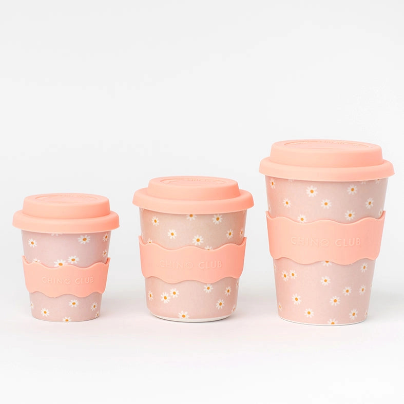 Pink Daisy Ceramic Coffee Mug 350ml - Elegant Floral Design for Home, Office & Gifts - Perfect for Morning Coffee, Tea or Hot Chocolate