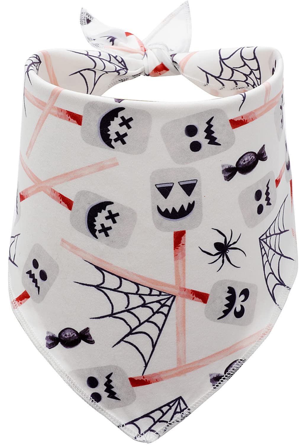 2 Pack Halloween Dog Bandanas - Cute Triangle Bib Scarves for Small, Medium & Large Dogs - Costume Accessories for Pets (Boy/Girl) - Perfect for Halloween Parties, Trick or Treat & Photo Shoots
