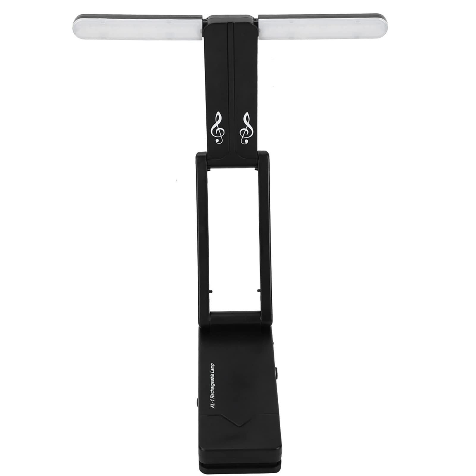 GOWENIC Adjustable LED Music Stand Lamp - Lightweight USB Desk Light for Piano, Reading & Sheet Music - Portable Book Light for Musicians & Students (Black) - Perfect for Practice, Study & Nighttime Reading