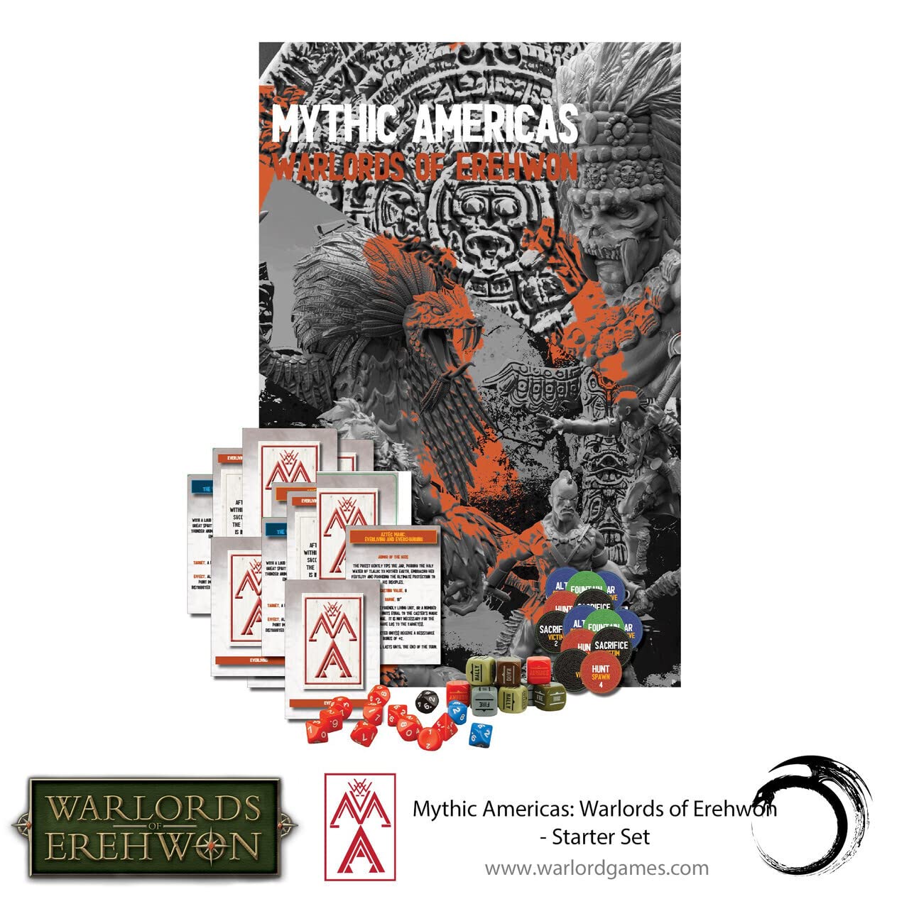 Aztec & Nations Strategy Board Game - Mythic Americas Warlord RPG for Adults | Fantasy Tabletop Wargaming Kit with Terrain Tiles | Perfect for Game Nights & Historical Battle Reenactments
