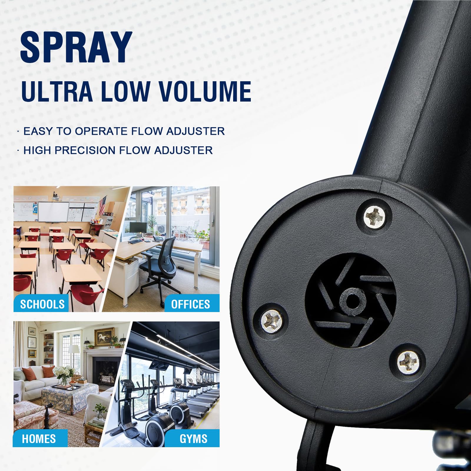 LONYEON 8L Electric ULV Cold Fogger Machine with Backpack - Adjustable Flow Rate Mist Atomizer for Large Area Disinfection | Ideal for Home, Indoor, Outdoor, Garden, and Pest Control Applications