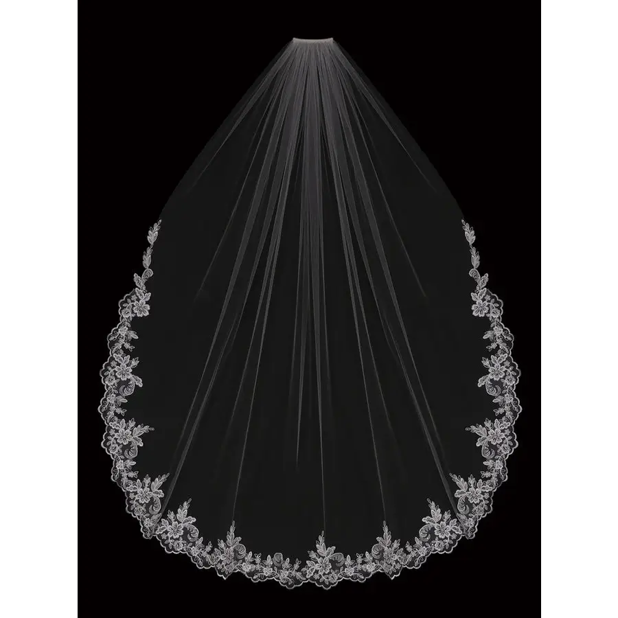V2094WZ Veil - Premium Wedding Veil for Brides | Elegant & Lightweight Bridal Accessory for Weddings, Photos & Special Occasions
