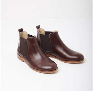 Bonpoint Cacao Patty Bootie - Stylish Baby Booties for Girls & Boys | Soft Leather & Warm Fleece Lining | Perfect for Winter, Holidays & Special Occasions
