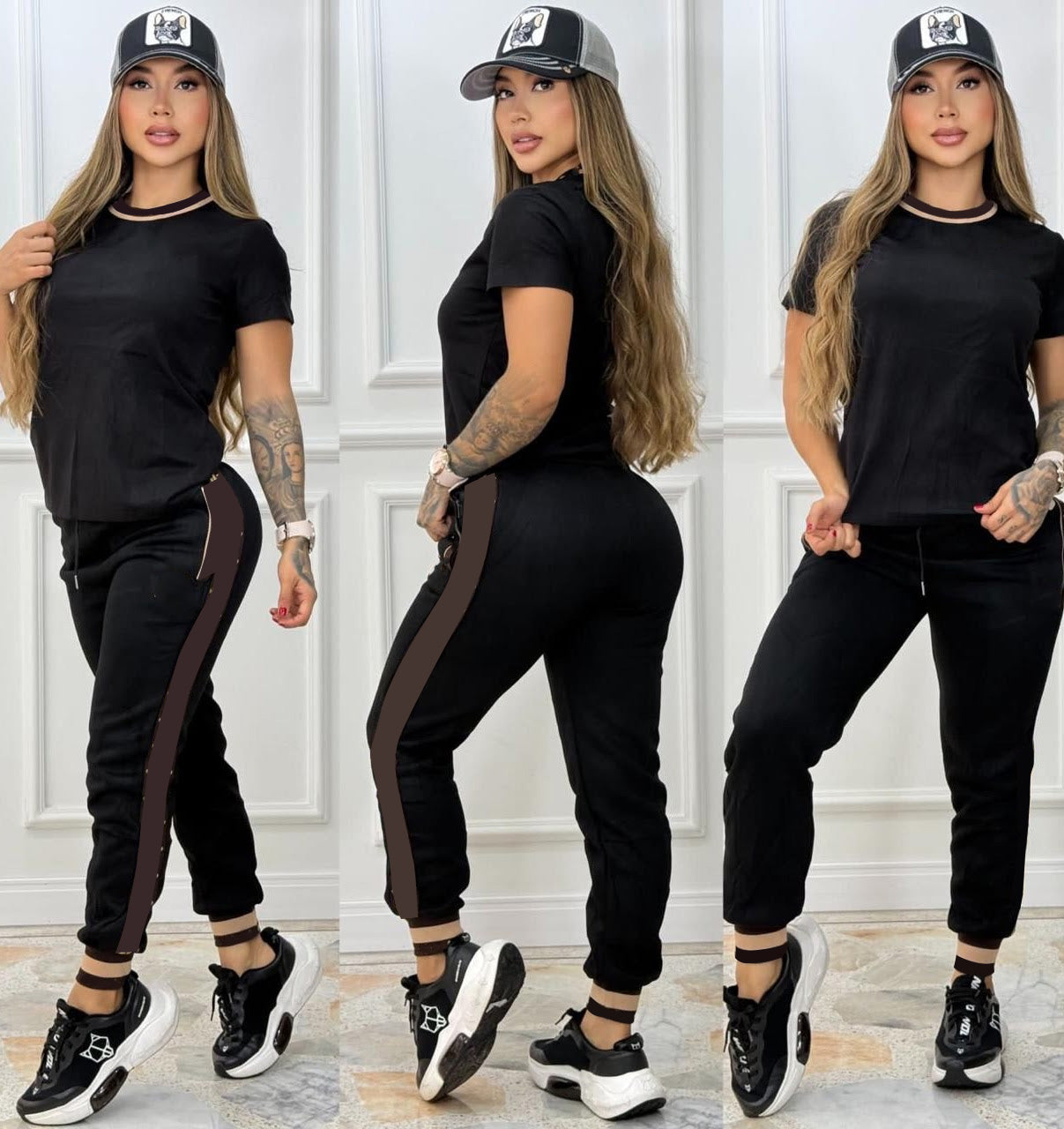 Women's Casual Short Sleeve T-Shirt & Pants Outfit Set - Comfortable Summer Cotton Lounge Wear for Travel, Yoga, and Everyday Use