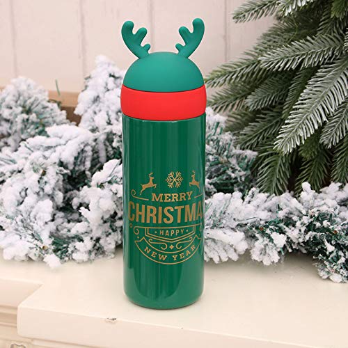 Premium Stainless Steel Vacuum Insulated Christmas Travel Mug - Keeps Drinks Hot/Cold for Hours - Pink Plain Design - Perfect for Holiday Gifts, Office Use & Outdoor Activities