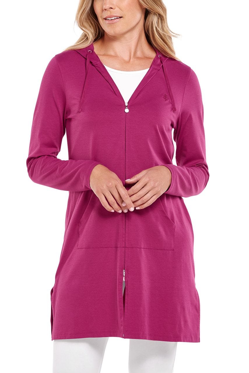Women's Lightweight Cabana Hoodie - Summer Beach Cover Up, Loungewear & Casual Wear - Perfect for Poolside, Vacation & Outdoor Activities