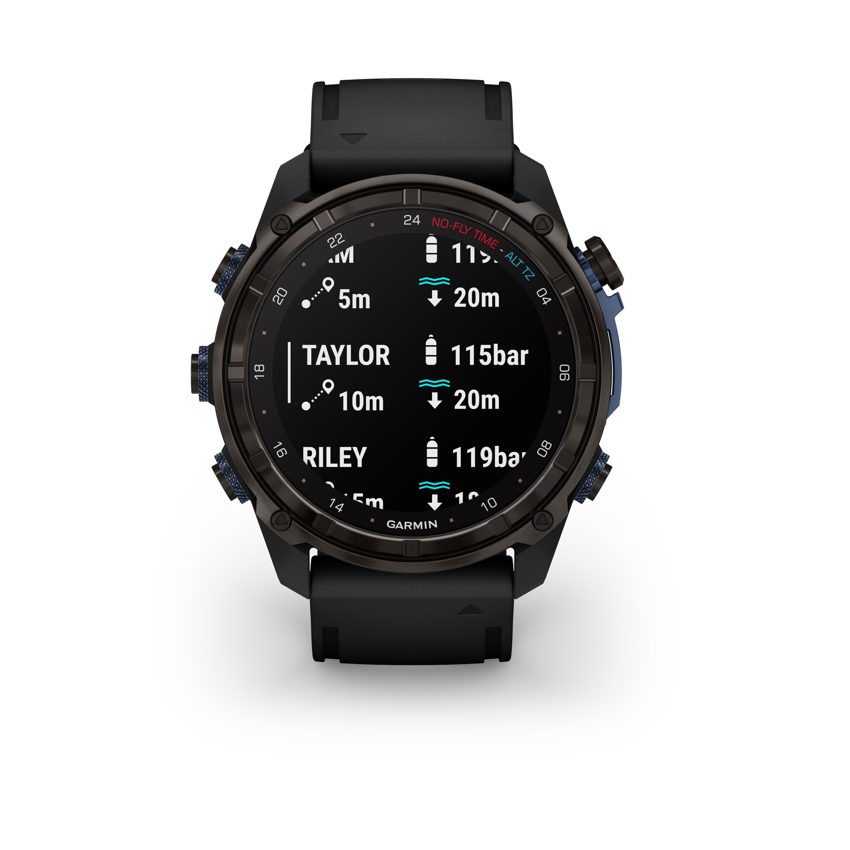 Garmin Descent Mk3i 51mm Dive Computer - Carbon Gray DLC Titanium with Silicone Band - Professional Scuba Diving & Freediving Watch for Underwater Adventures