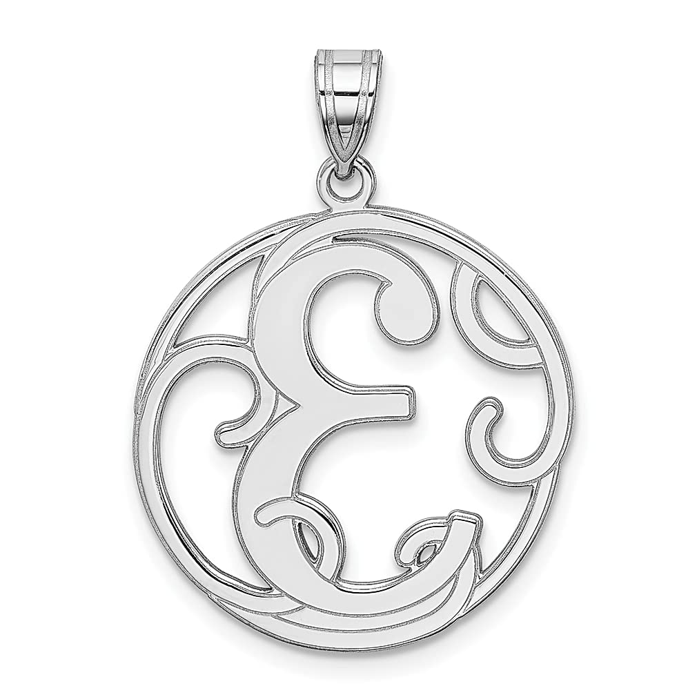 925 Sterling Silver Script Letter E Initial Monogram Pendant Necklace for Women - Personalized Name Charm Jewelry Gift for Her - Perfect for Birthdays, Anniversaries & Special Occasions