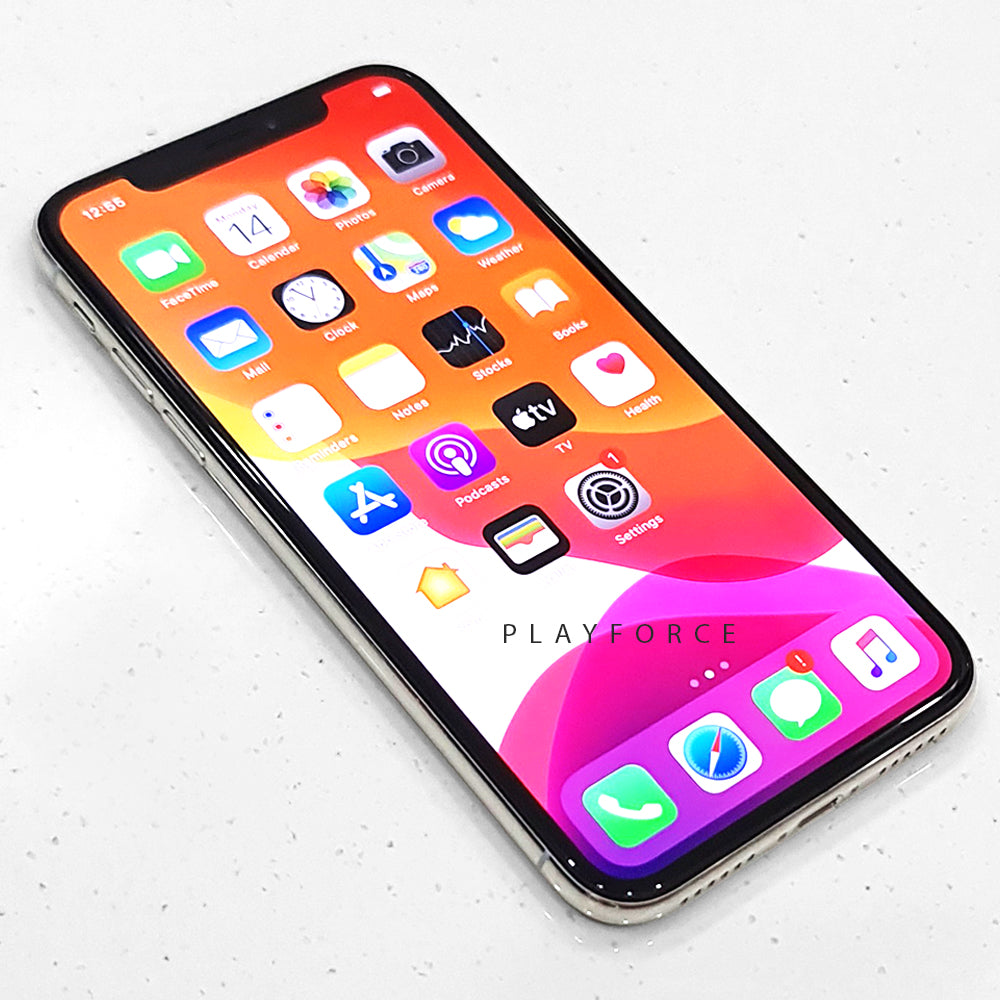iPhone X 256GB Unlocked Smartphone (Silver) - Premium Refurbished, Face ID, Super Retina Display - Perfect for Business, Travel & Daily Use