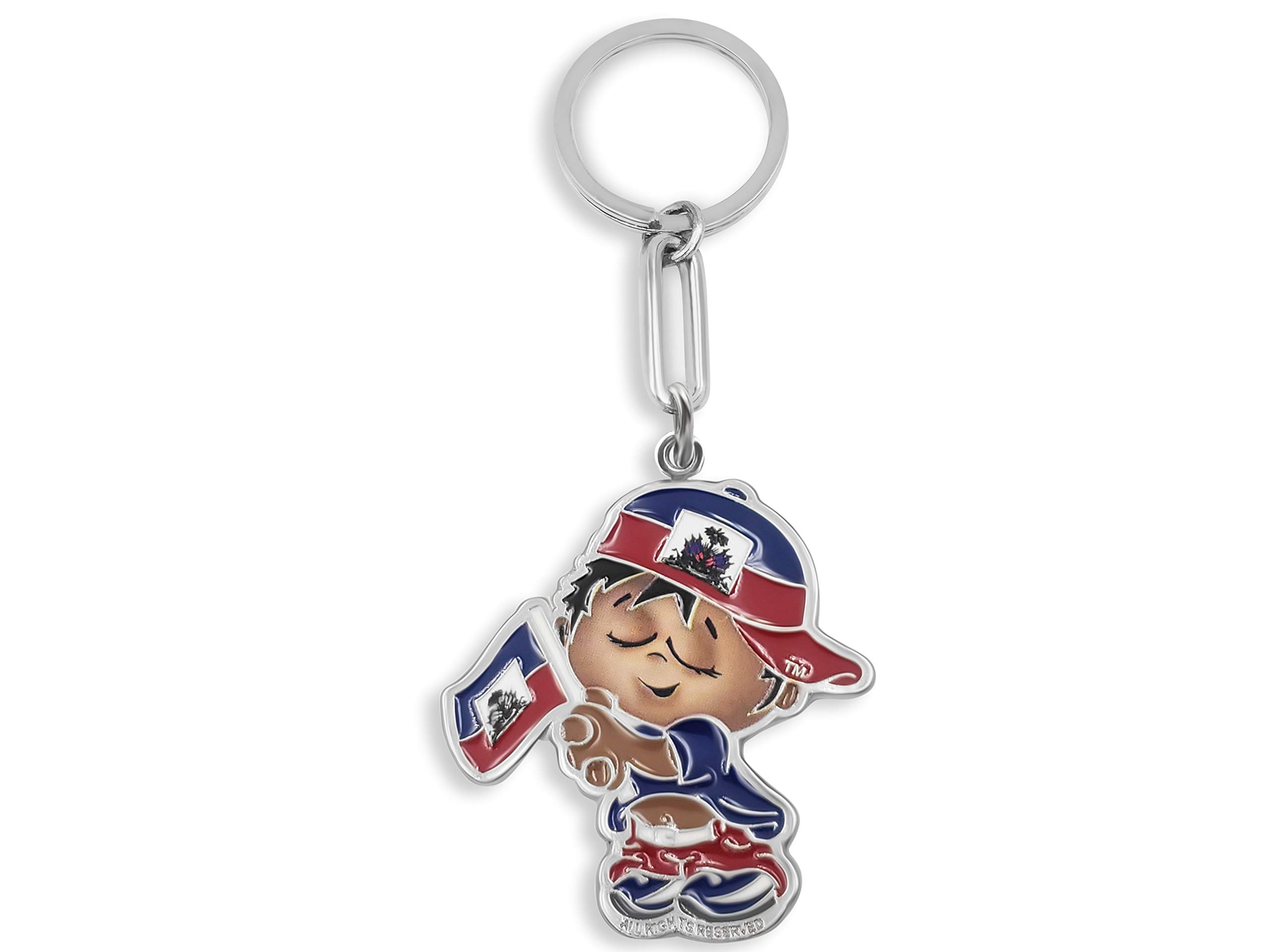 Flags and Souvenirs Baby Keychains - Cute Travel Keepsakes for Strollers, Bags, and Gifts