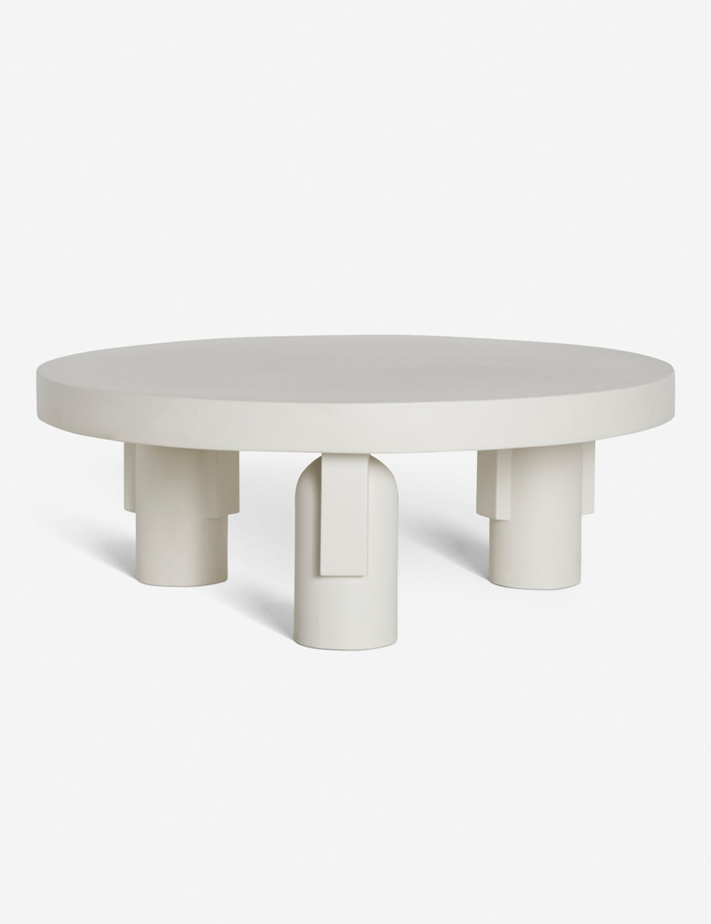 Modern Round Coffee Table for Indoor & Outdoor Use - Durable & Stylish for Living Room, Patio, or Garden Decor