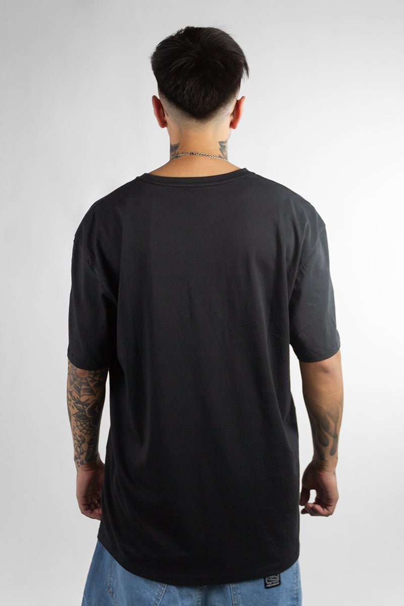 RVCA Men's Big DAYSHIFT T-Shirt - Black - Comfortable Cotton Tee for Casual Wear, Gym & Outdoor Activities