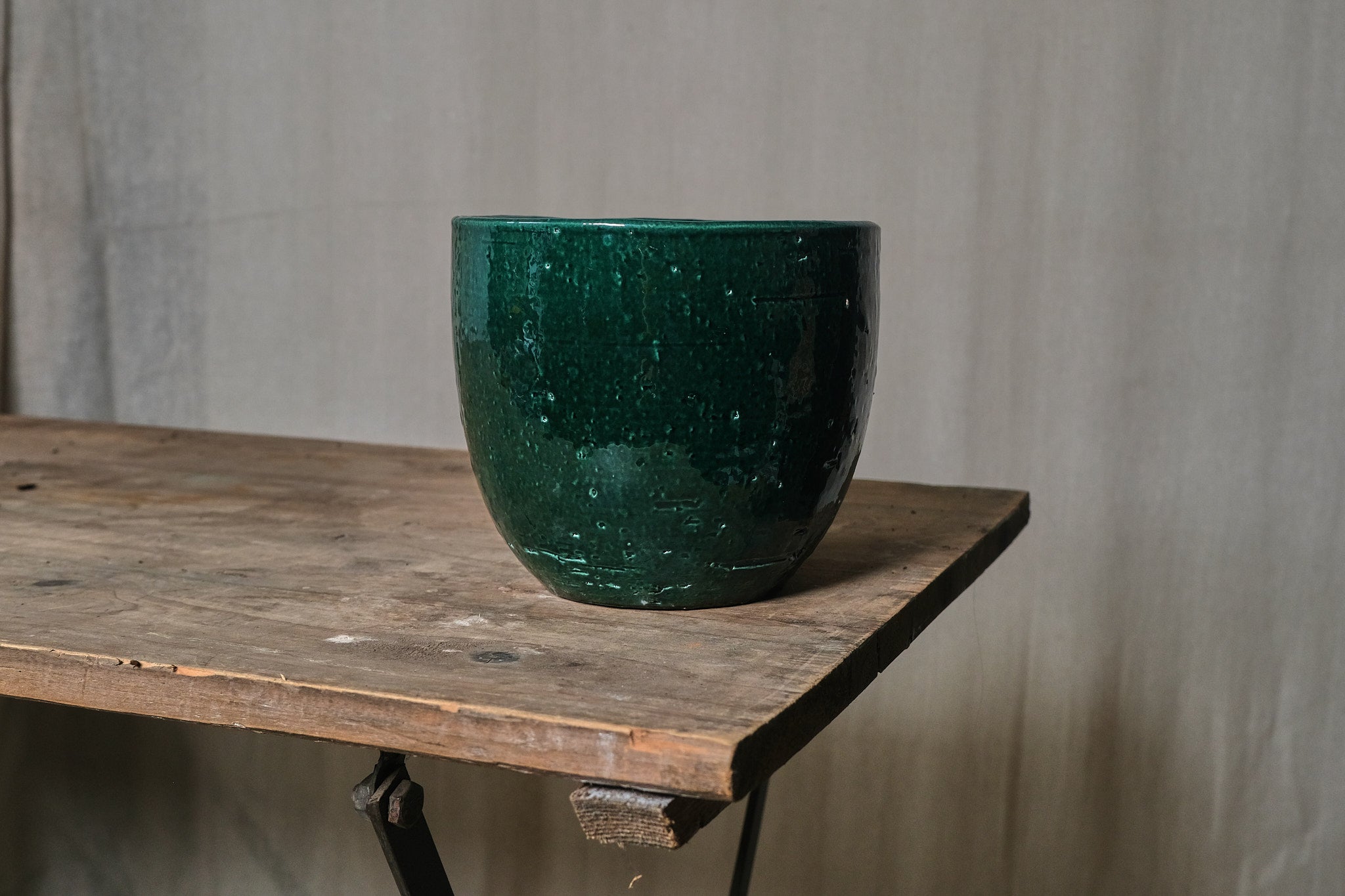 Emerald Green Glazed Ceramic Pot - 11cm, 14cm, 16cm Diameter - Perfect for Indoor Plants, Succulents & Home Decor
