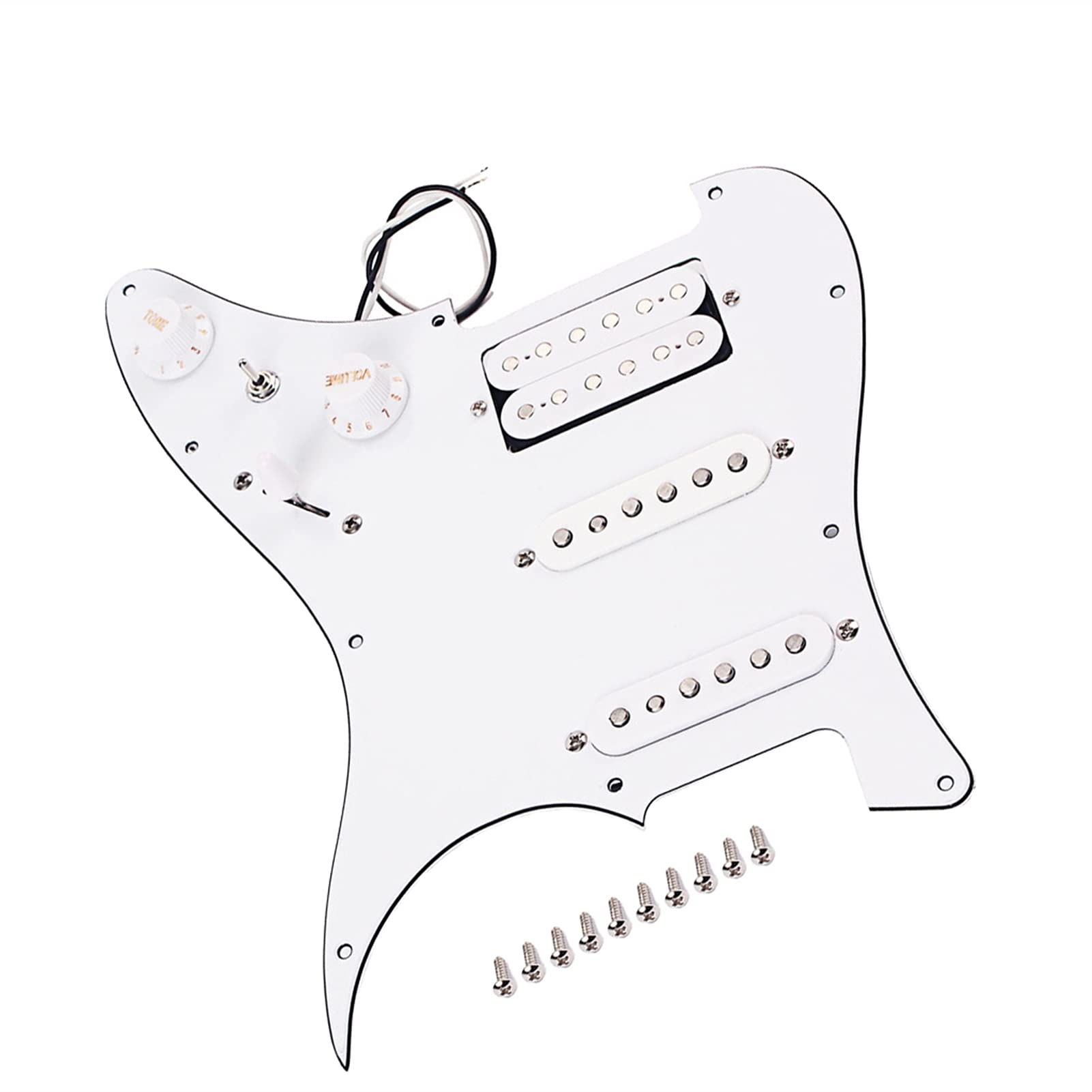 Pre-Wired Loaded Pickguard for Stratocaster - SSH Alnico Pickups - Ready to Install Electric Guitar Upgrade | Perfect for DIY Guitar Mods & Professional Setups