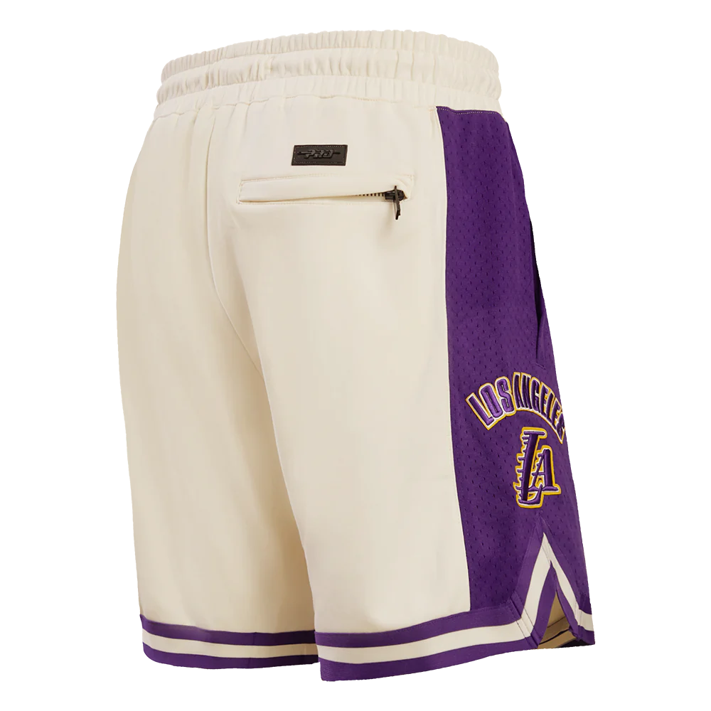 Los Angeles Lakers Retro Classic Dk 2.0 Basketball Shorts - Pro Standard NBA Jersey Shorts for Men (BLL356001) - Perfect for Game Day, Workouts & Casual Wear