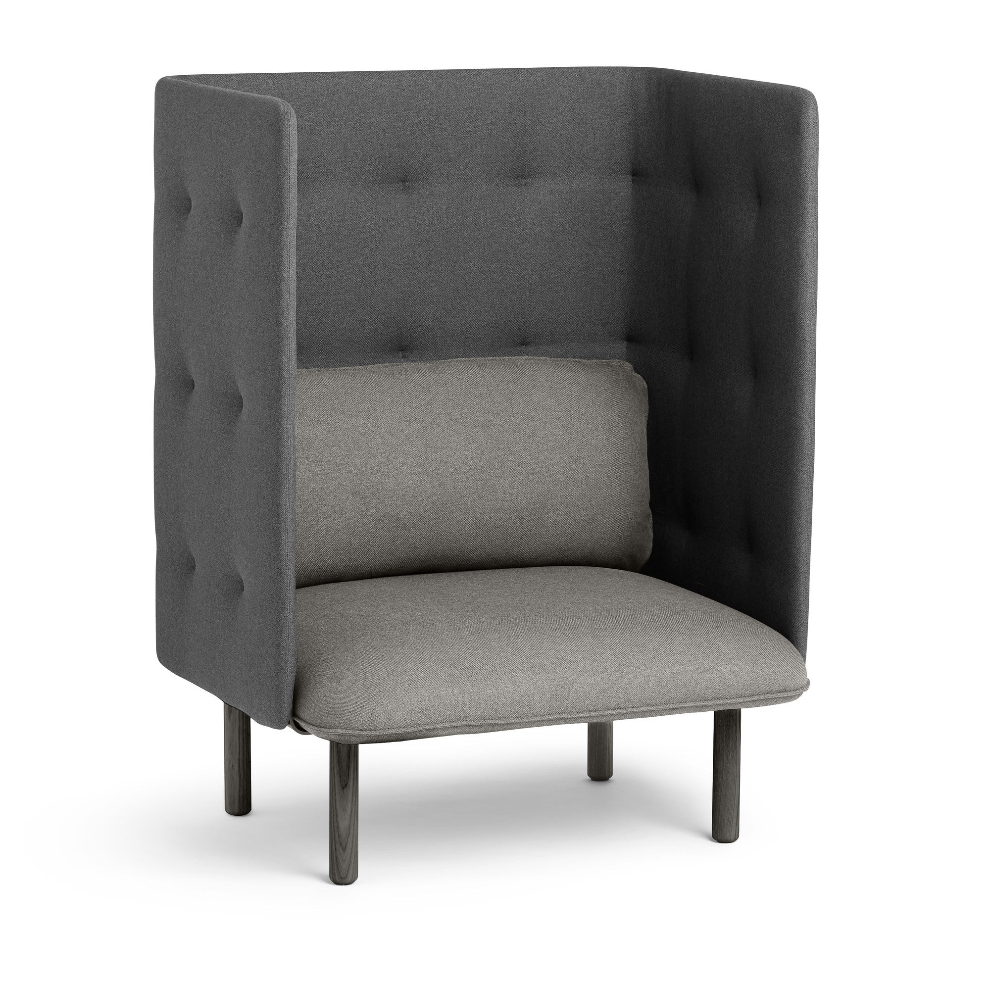 QT Privacy Lounge Chair - Comfortable and Stylish Recliner for Home, Office, or Patio - Perfect for Relaxing, Reading, or Napping