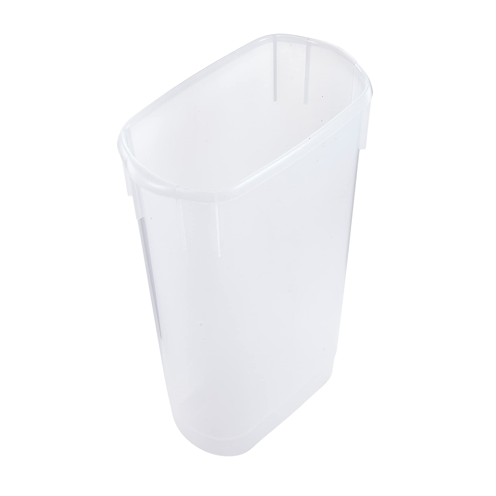 Rubbermaid Wrap N' Craft Plastic Wrapping Paper Organizer - Clear Storage Container with Top Compartment for 20 Standard 30