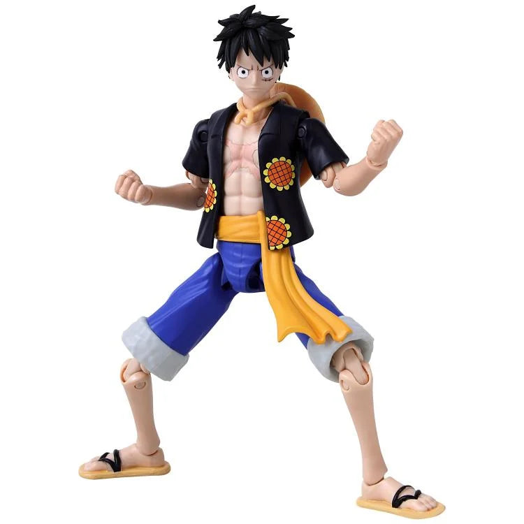 One Piece Anime Figure - Monkey D. Luffy Dressrosa Version Collectible Action Figure | Perfect for Anime Fans, Gift for One Piece Lovers, and Home/Office Decoration