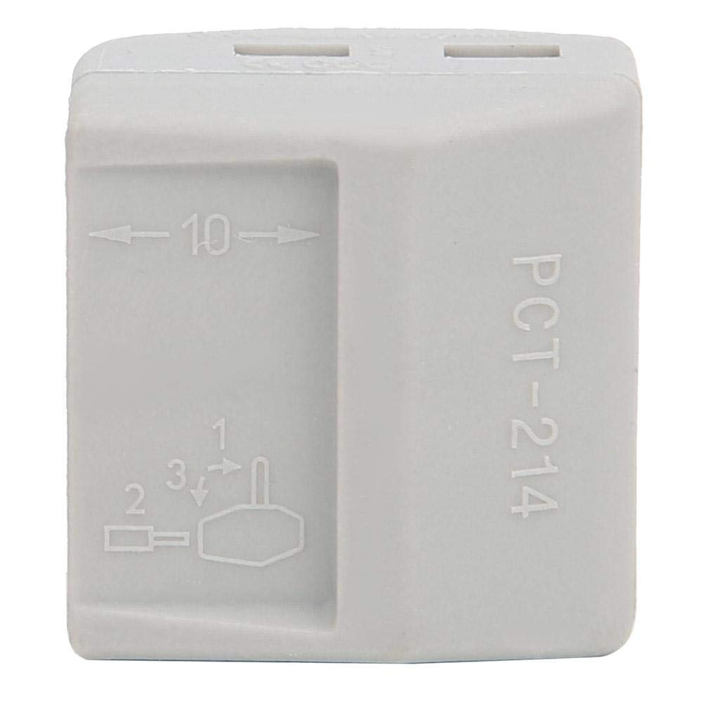 12 Pcs Spring Terminal Block Connectors - PCT-214 4 Way Cable Connector for Electrical Wiring, DIY Projects & Home Appliances
