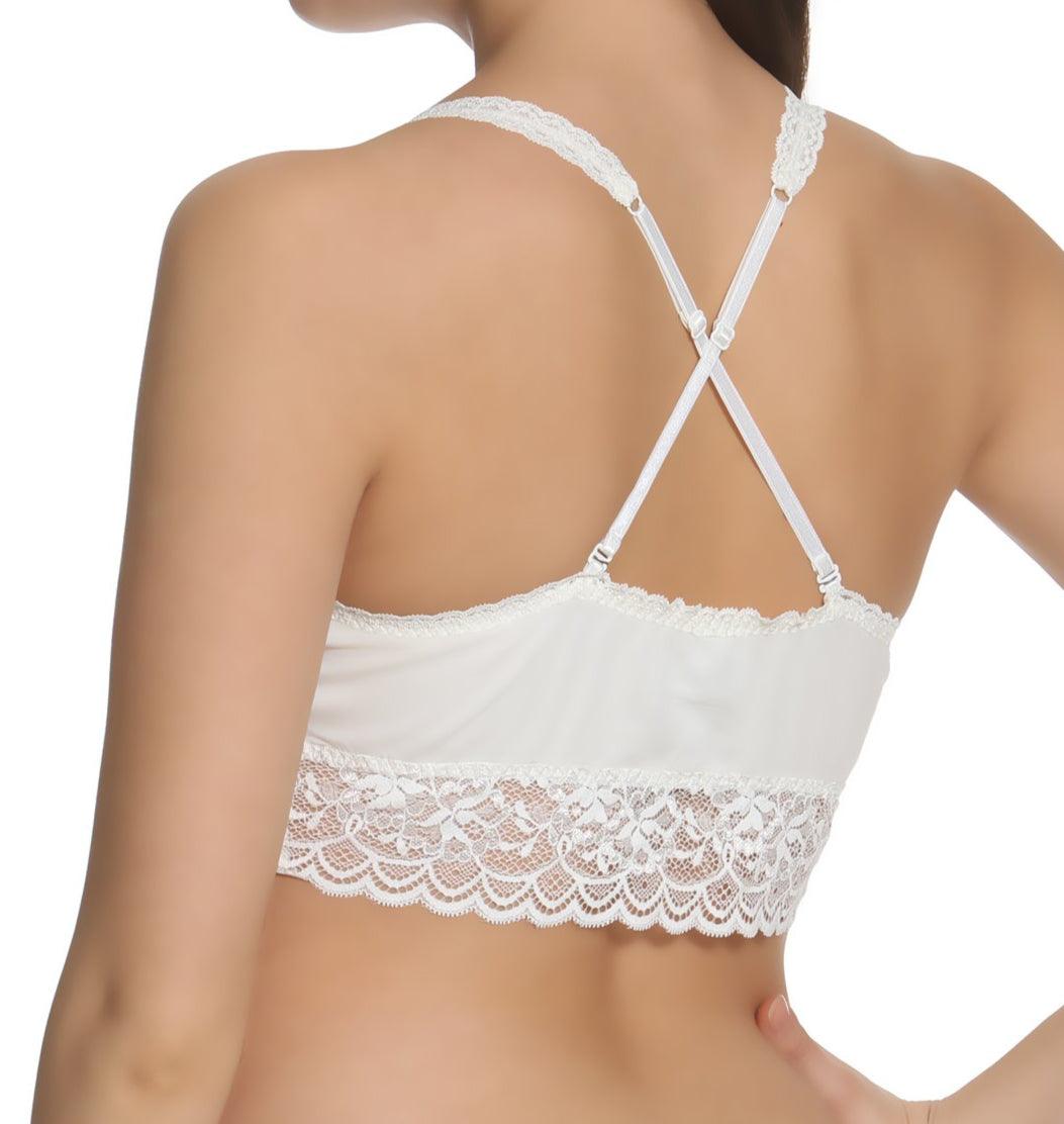 Serena Pima Cotton Long Line Bralette - Wireless Comfort Bra for Women | Soft Breathable Underwear for Yoga, Lounge & Everyday Wear