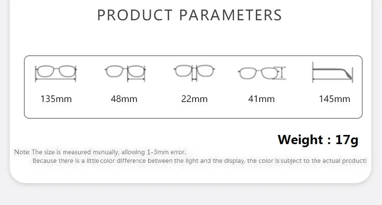 Stylish Aimee Unisex Full Rim Round Titanium Acetate Eyeglasses Frame 2241 - Lightweight & Durable for Work, Reading & Everyday Wear