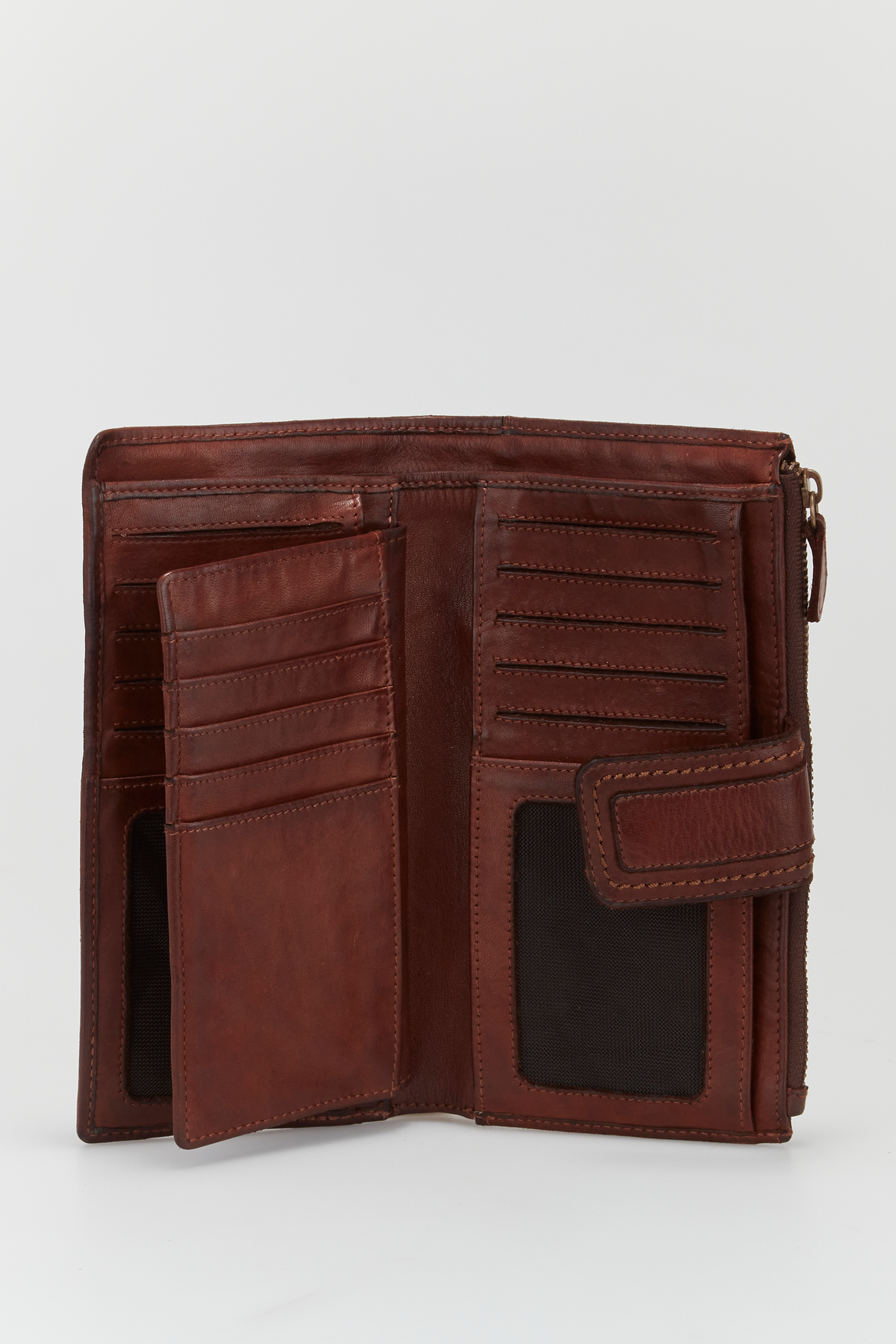 Premium Genuine Leather Large Wallet for Women & Men - RFID Blocking, Multiple Card Slots & ID Window - Perfect for Travel, Business & Everyday Use