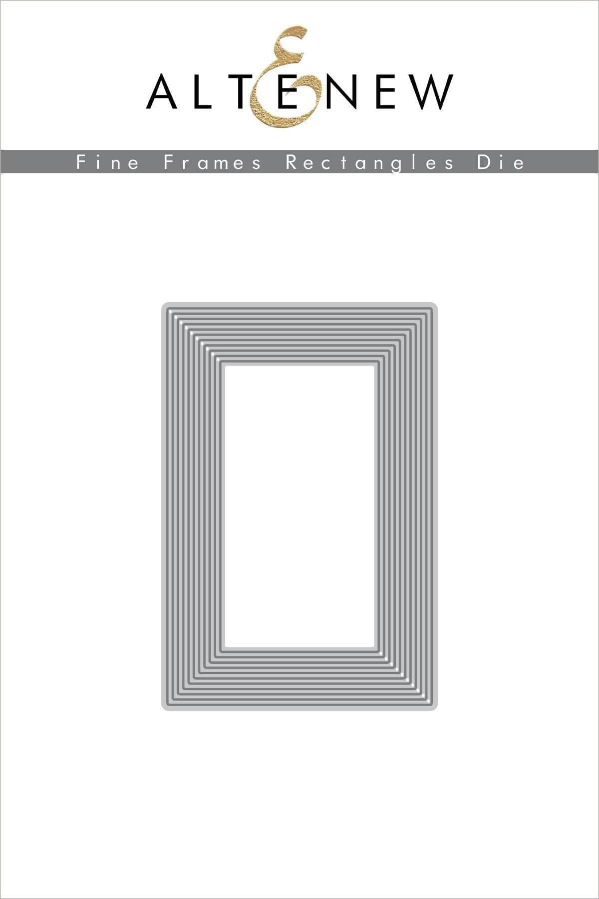 Premium Rectangle Die-Cut Frames for Scrapbooking, Card Making & DIY Crafts - Perfect for Home Decor, Photo Albums & Gift Projects
