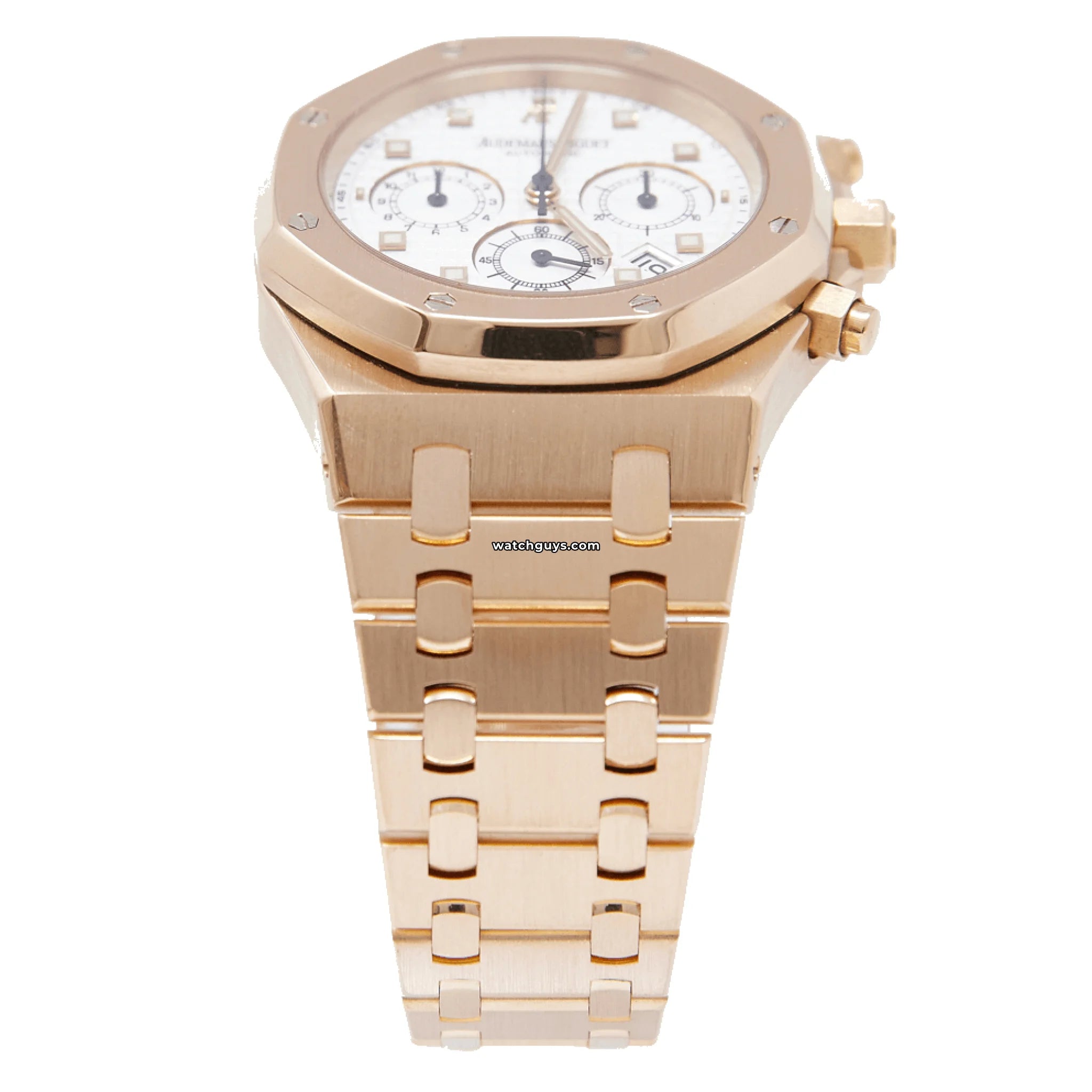 Audemars Piguet Royal Oak 26022OR.OO.D088CR.01 Luxury Men's Watch - 18K Rose Gold & Brown Leather Strap - Perfect for Business Meetings & Formal Events