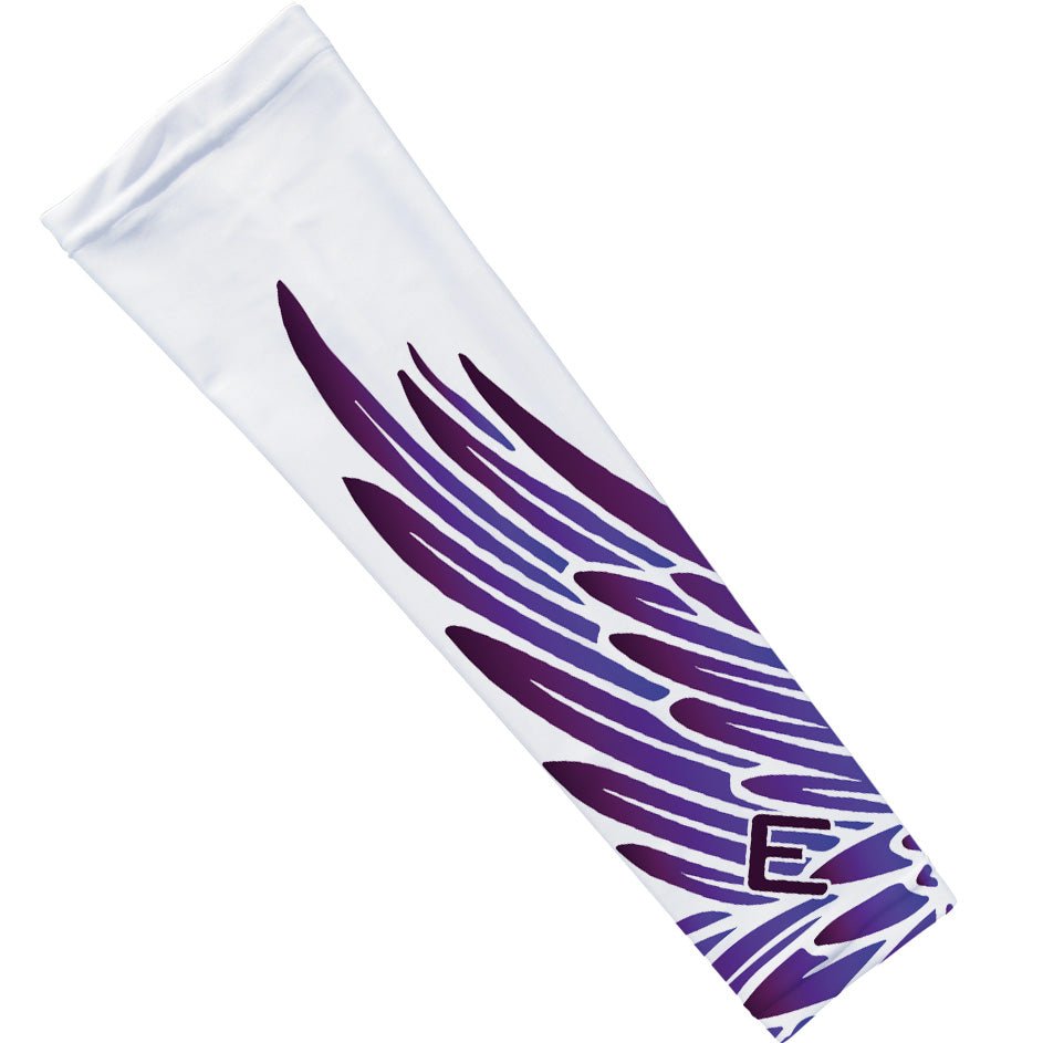 Purple Arm Sleeves for Sports & Outdoor Activities - Breathable UV Protection Compression Sleeves for Basketball, Running, Cycling & Workout