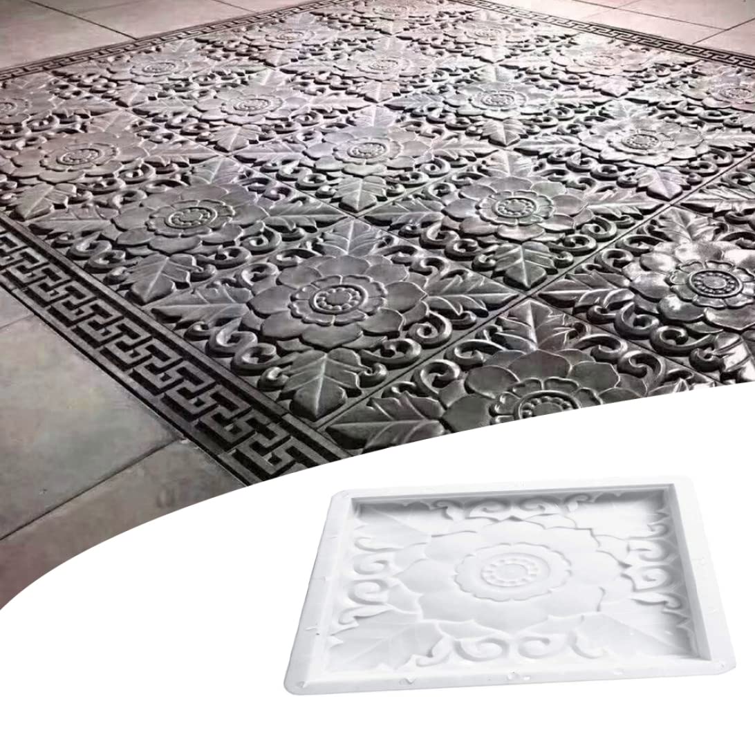 Square Paving Molds for Garden Walkways - DIY Concrete Stepping Stone Path Maker Kit | Perfect for Patio, Yard & Landscape Design Projects