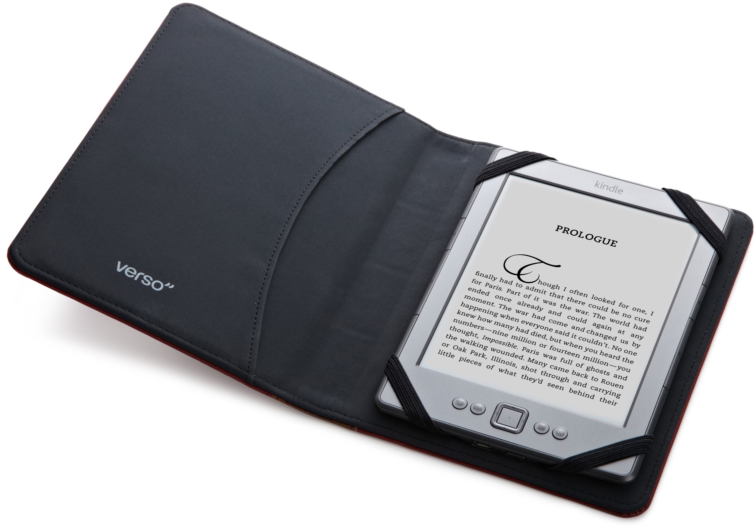 Verso Prologue Kindle Cover - Red | Compatible with Kindle Paperwhite, Kindle & Kindle Touch | Perfect for Reading, Travel & Daily Protection