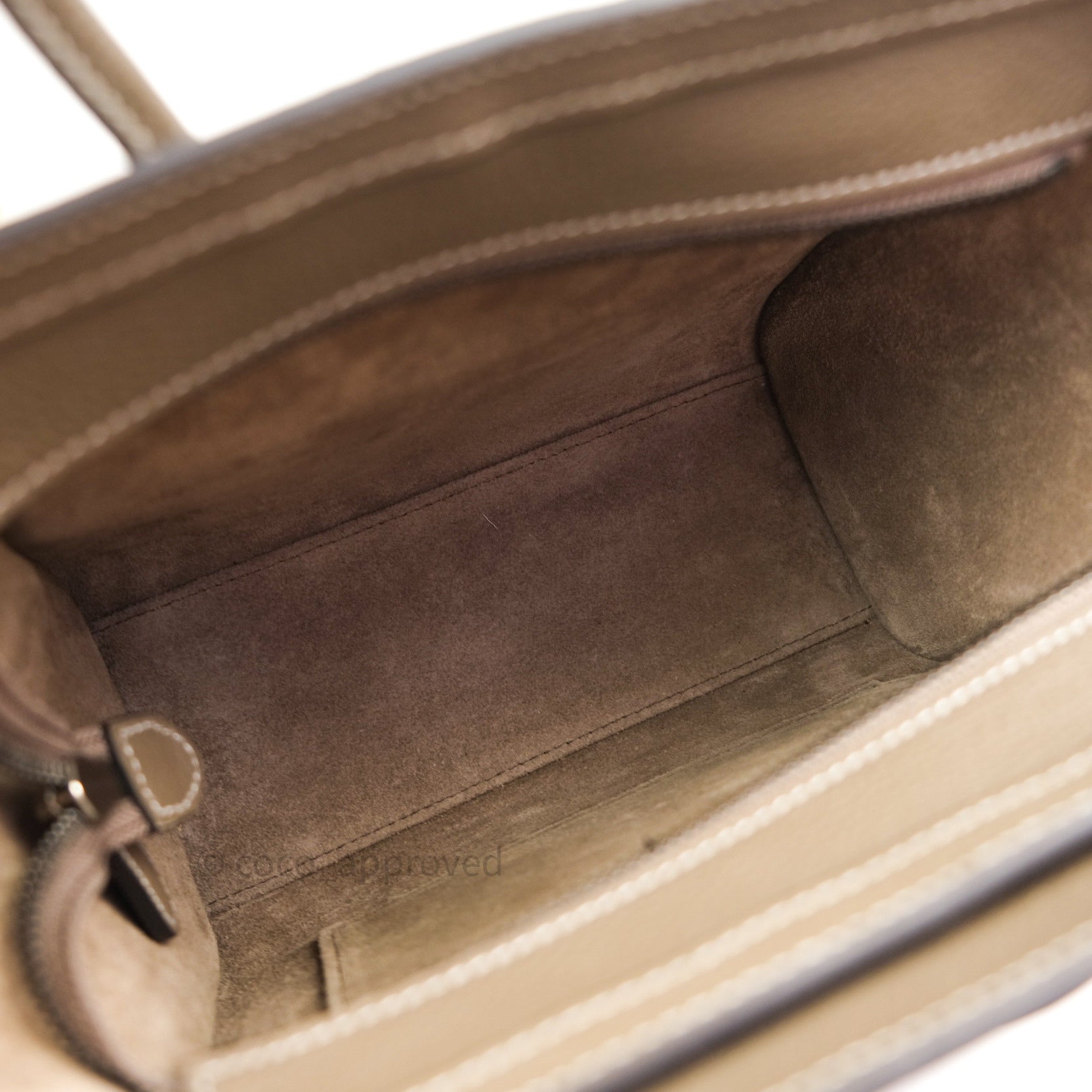 Celine Nano Luggage Bag in Souris Drummed Calfskin Leather - Stylish Crossbody Purse for Women | Perfect for Work, Travel & Everyday Use