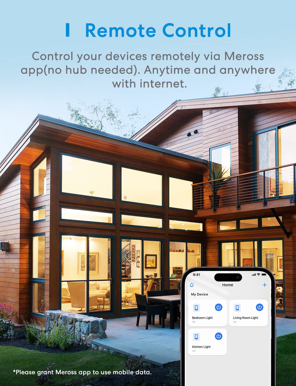 meross Smart Dimmer Switch for Apple HomeKit - WiFi Light Switch Compatible with Alexa, Google Assistant & SmartThings | Single Pole, Neutral Wire Required | Works with Dimmable LED Bulbs | Remote Control & Scheduling (2-Pack) - Perfect for Living Room, Bedroom & Smart Home Automation