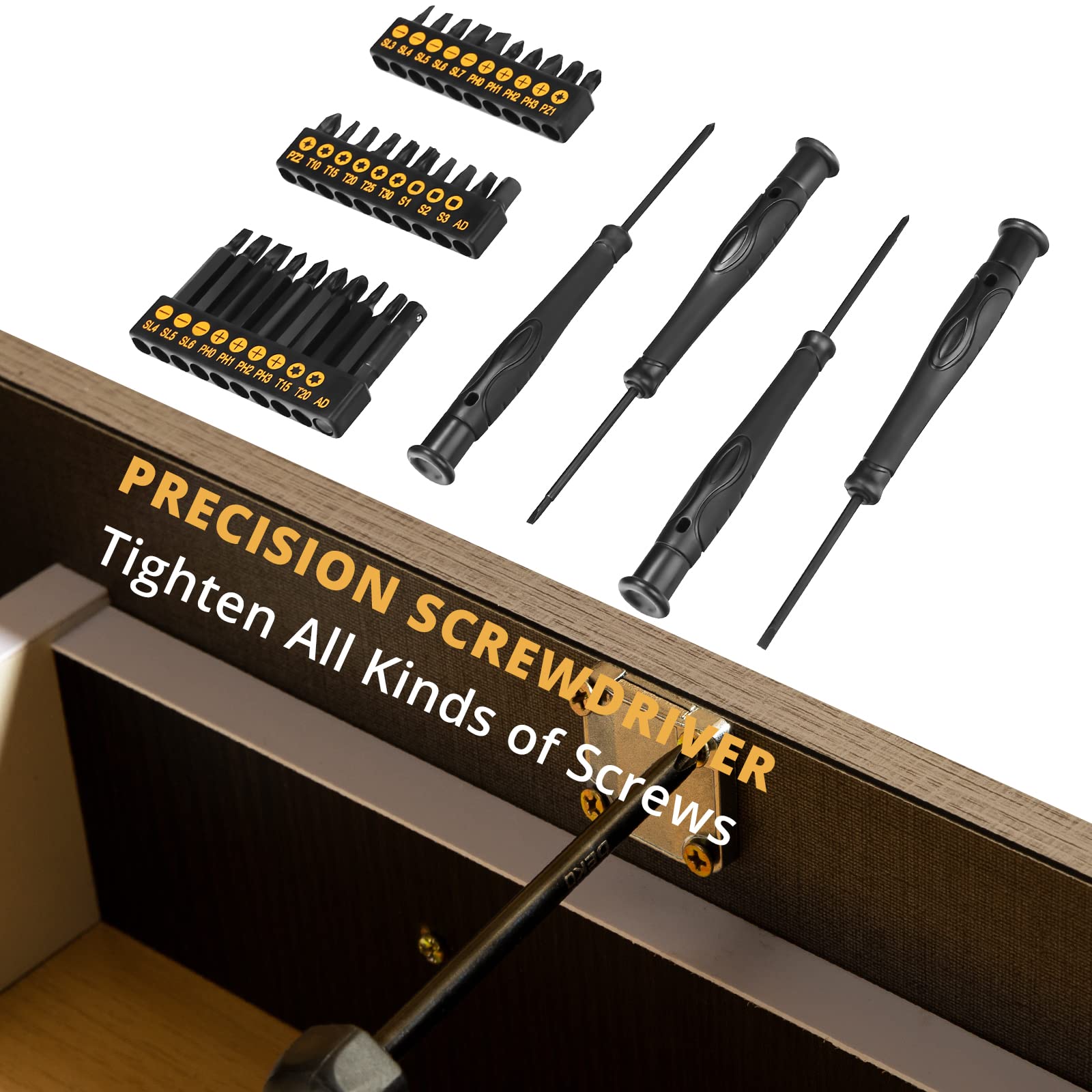 DEKOPRO 150-Piece Home Repair Tool Kit with Plastic Toolbox - Complete Household Hand Tool Set for DIY Projects, Car Maintenance & Emergency Fixes | Perfect for Home Improvement, Plumbing & Electrical Work