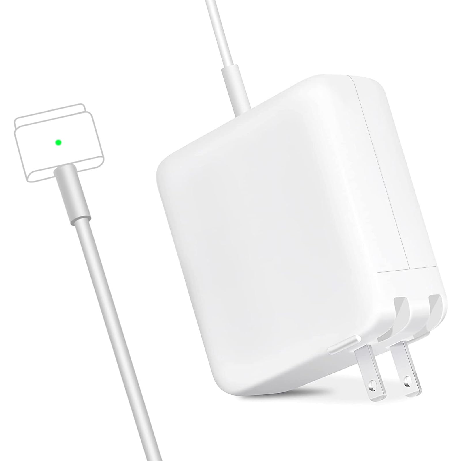 85W MacBook Pro Charger - Fast Charging AC Adapter with 2-Prong Connector, Compatible with MacBook Pro & Air 13-15 Inch (Mid 2012 & Newer) - Perfect for Travel, Office & Home Use