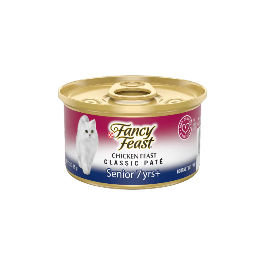 Fancy Feast Wet Cat Food Bundle - 24 Pack of 85g Chunky Classic Gravy Kitten Food with Creamy Chicken Liver & Chicken Recipe | High Protein, Nutritious & Healthy Wet Food for Kittens & Adult Cats | Perfect for Mealtime, Travel & Treats