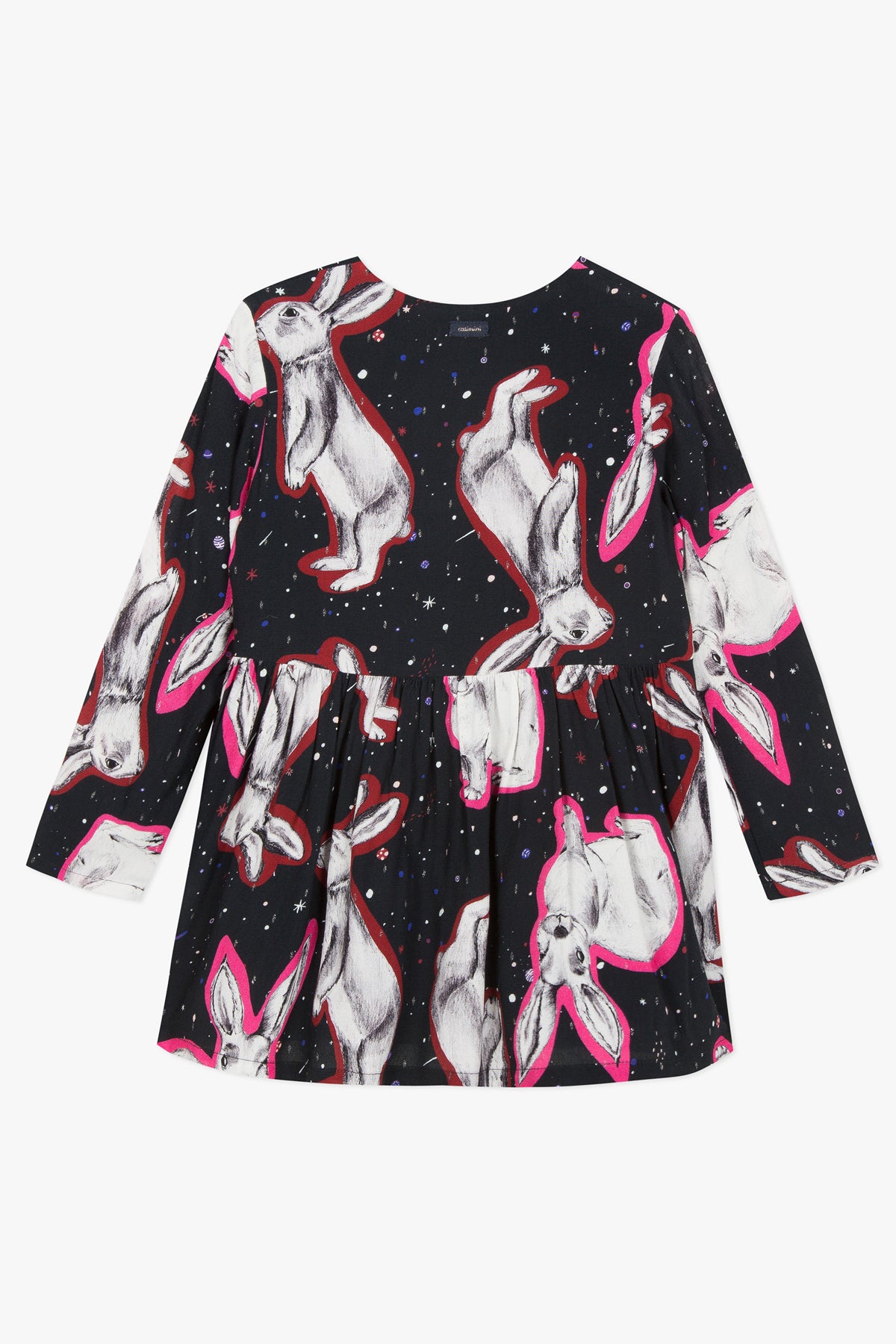 Catimini Interstellar Bunny Girls Dress - Size 3 - Adorable Space-Themed Outfit for Toddlers | Perfect for Birthday Parties, Easter, and Special Occasions