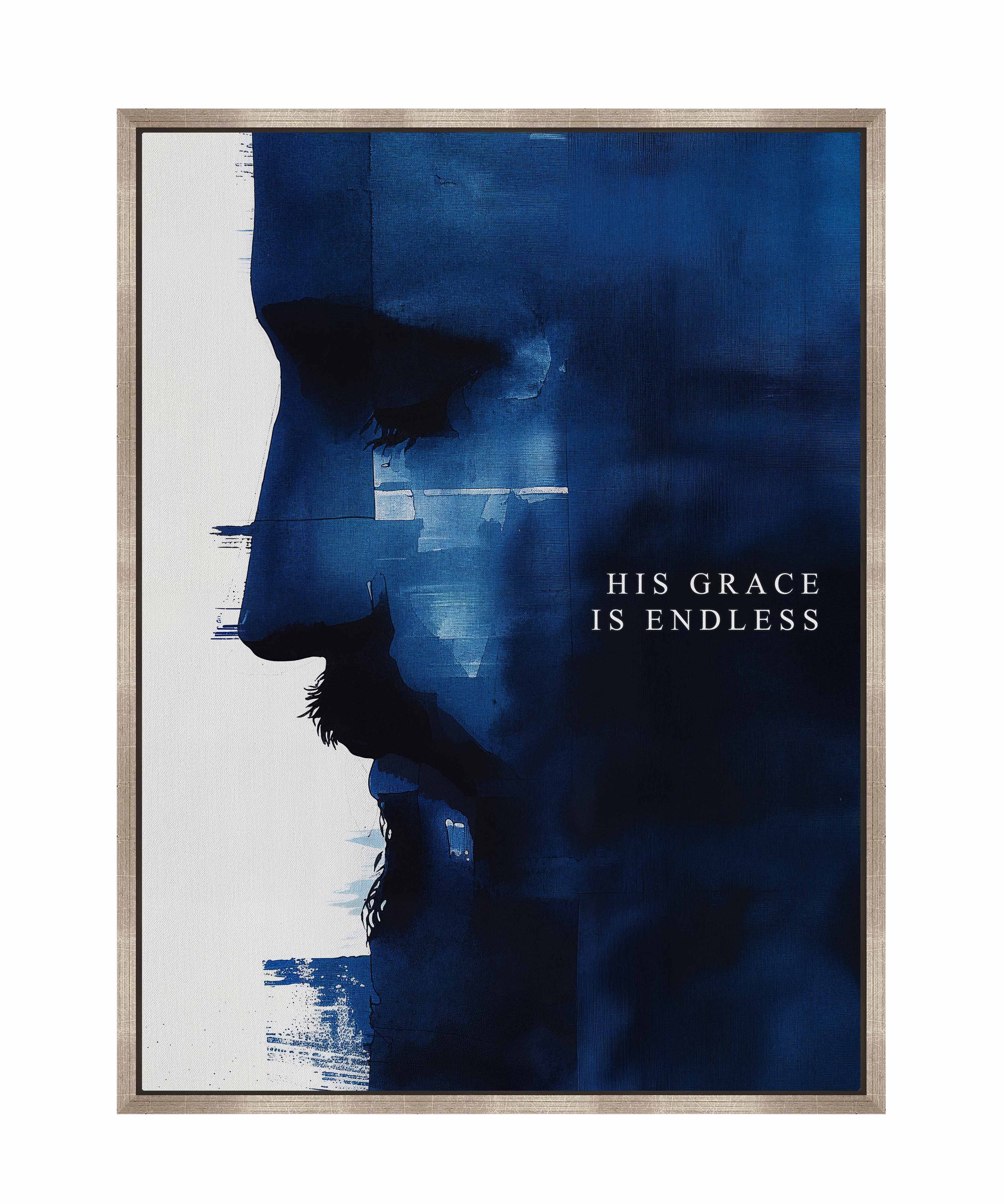 His Grace is Endless - Inspirational Christian Wall Art, Gallery Wrapped Canvas Print for Home Decor, Church & Office - Perfect for Living Room, Bedroom & Spiritual Spaces