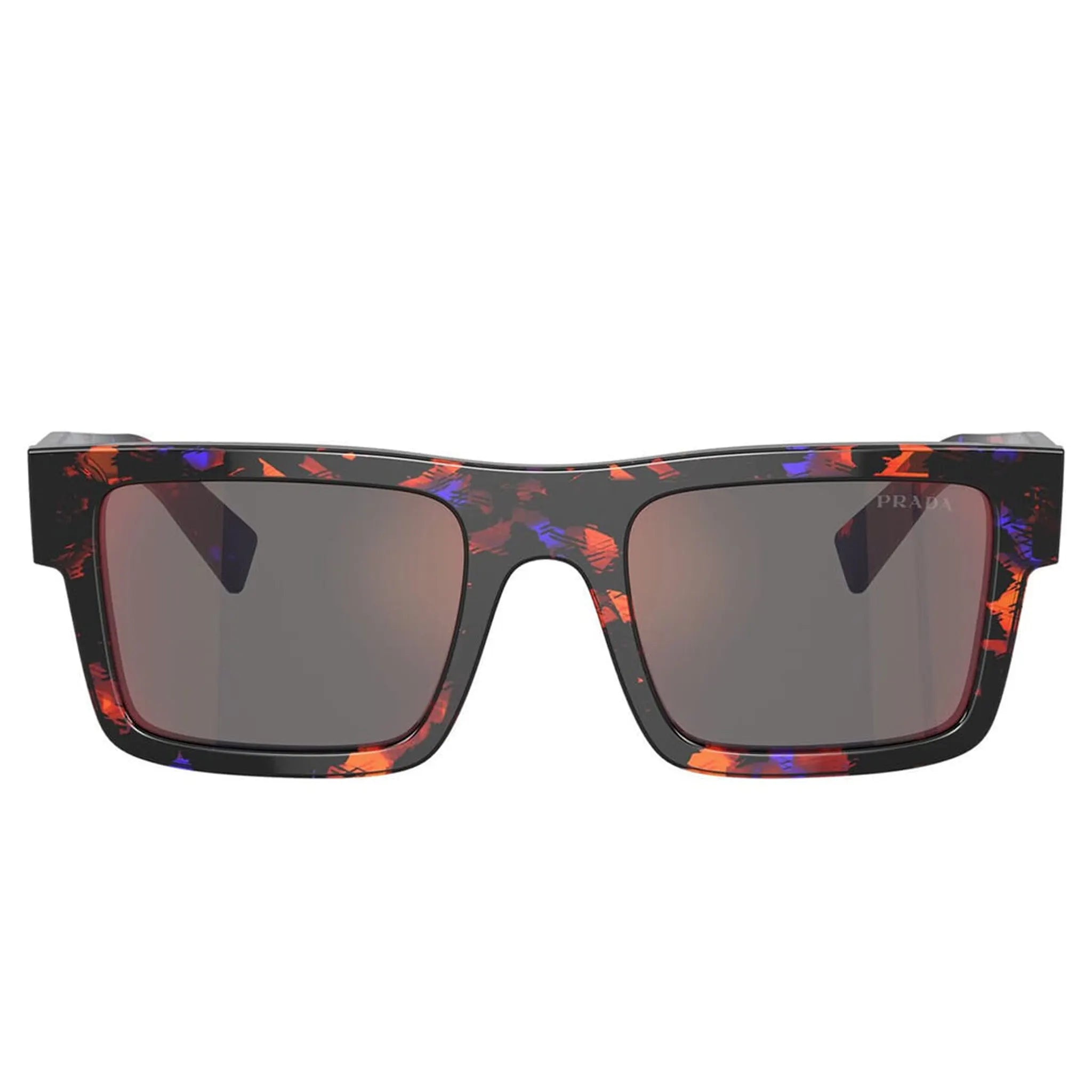 Prada PR 19WS 06V40E Abstract Orange Sunglasses for Women - Luxury Designer Shades for Summer, Beach & Outdoor Fashion