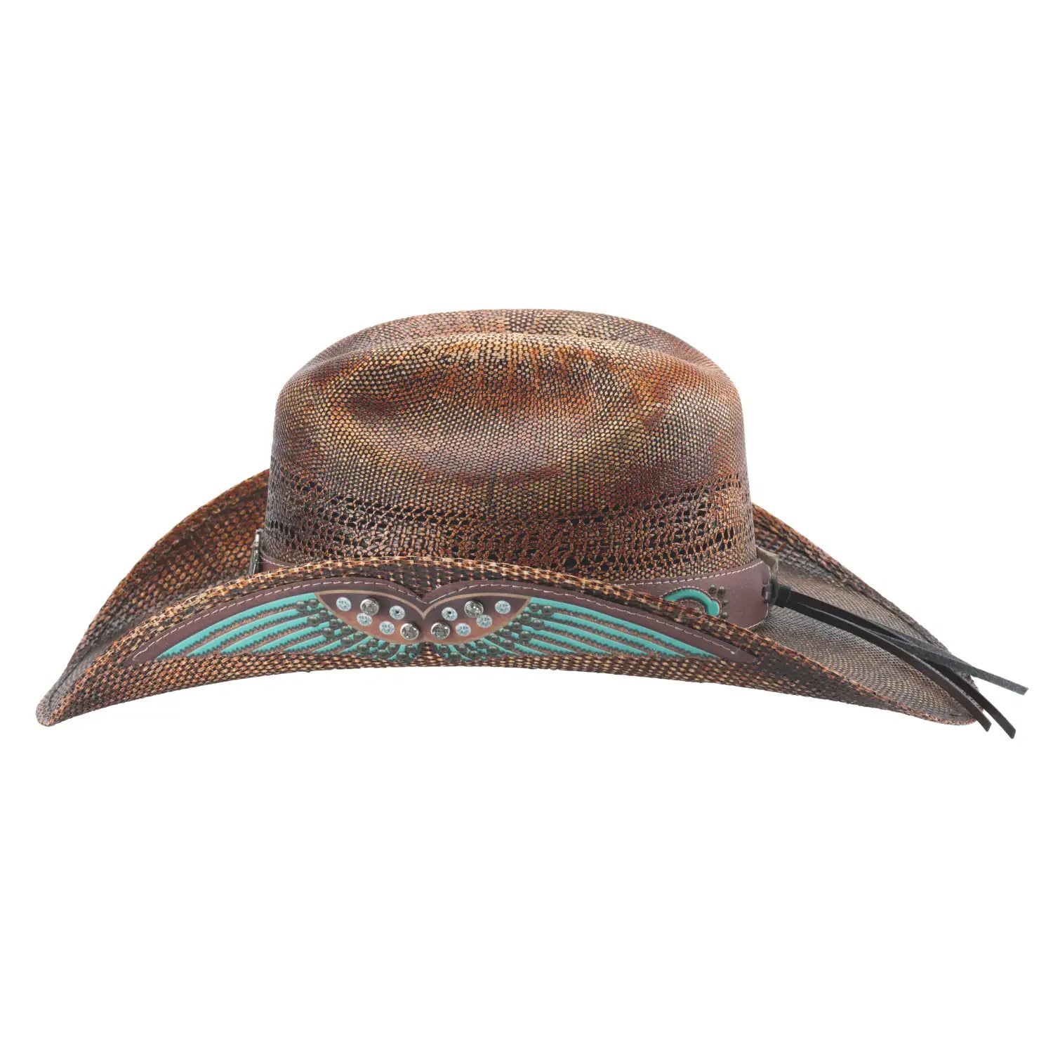 Bullhide Music City Women's Straw Cowgirl Hat - Western Style Summer Sun Hat for Outdoor Rodeo, Beach & Country Music Festivals