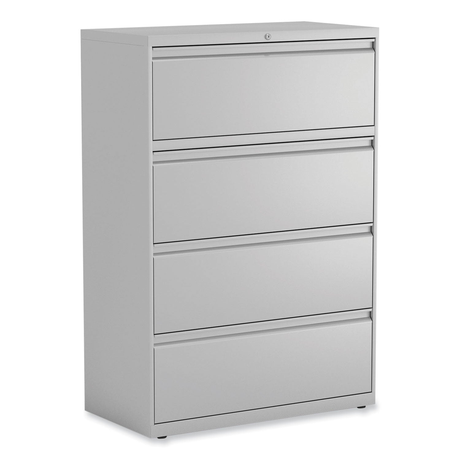 Alera® 4-Drawer Lateral File Cabinet - Legal/Letter Size, Light Gray, 36