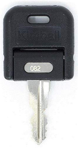 Kimball Office 082 Double Sided Replacement Keys (2-Pack) - Compatible with File Cabinets & Storage Lockers - Secure Office & Home Organization Accessories