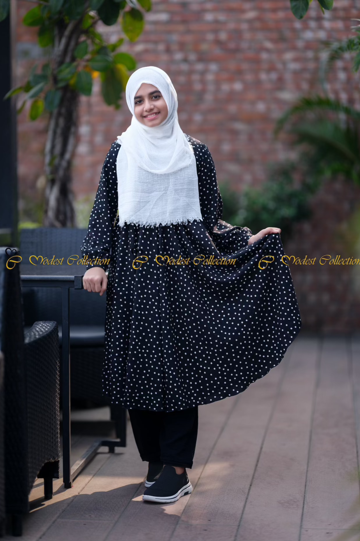 Polka Dot Midi Dress for Teens - Flowy Summer Dress for Girls, Casual Party Wear, Perfect for School Events & Beach Vacations