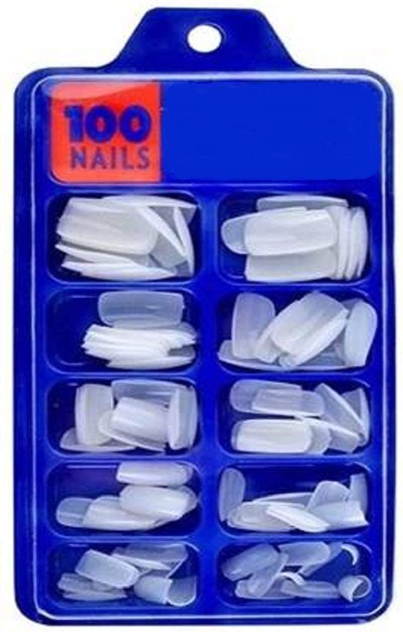 KTABRIZ 100 Pcs Artificial Nails Set for Women & Girls - Glamorous Press-On Nails with Strong Adhesive | Perfect for Parties, Weddings, and Everyday Wear (Pack of 100)