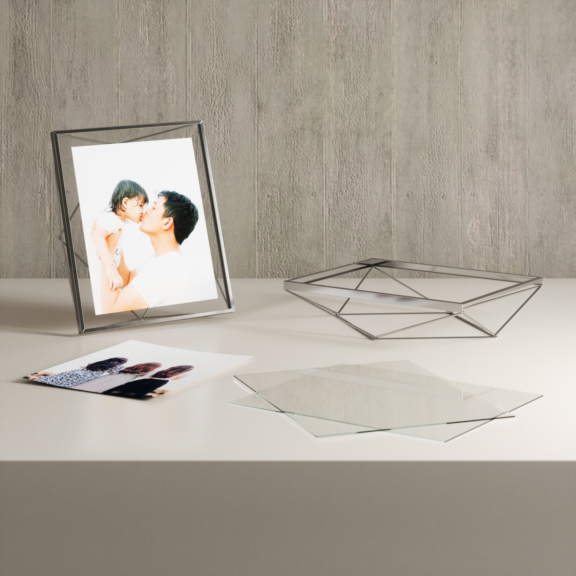 Prisma Picture Frame - Elegant Modern Photo Display for Wall & Tabletop - Perfect for Home Decor, Office, and Gift Giving