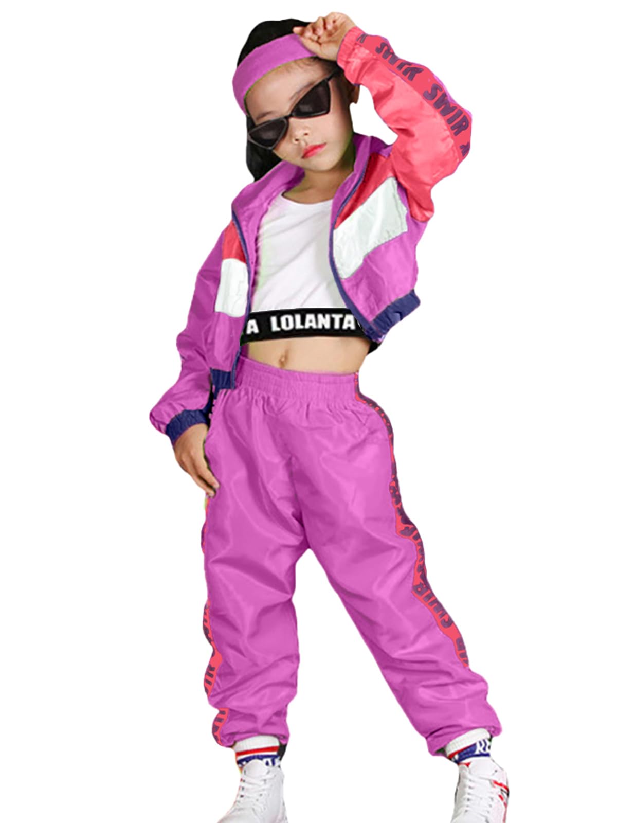 Girls Dance Outfit Set - Hip Hop Modern Jazz Team Performance Costume for Kids | Perfect for Dance Competitions, Recitals & Stage Performances