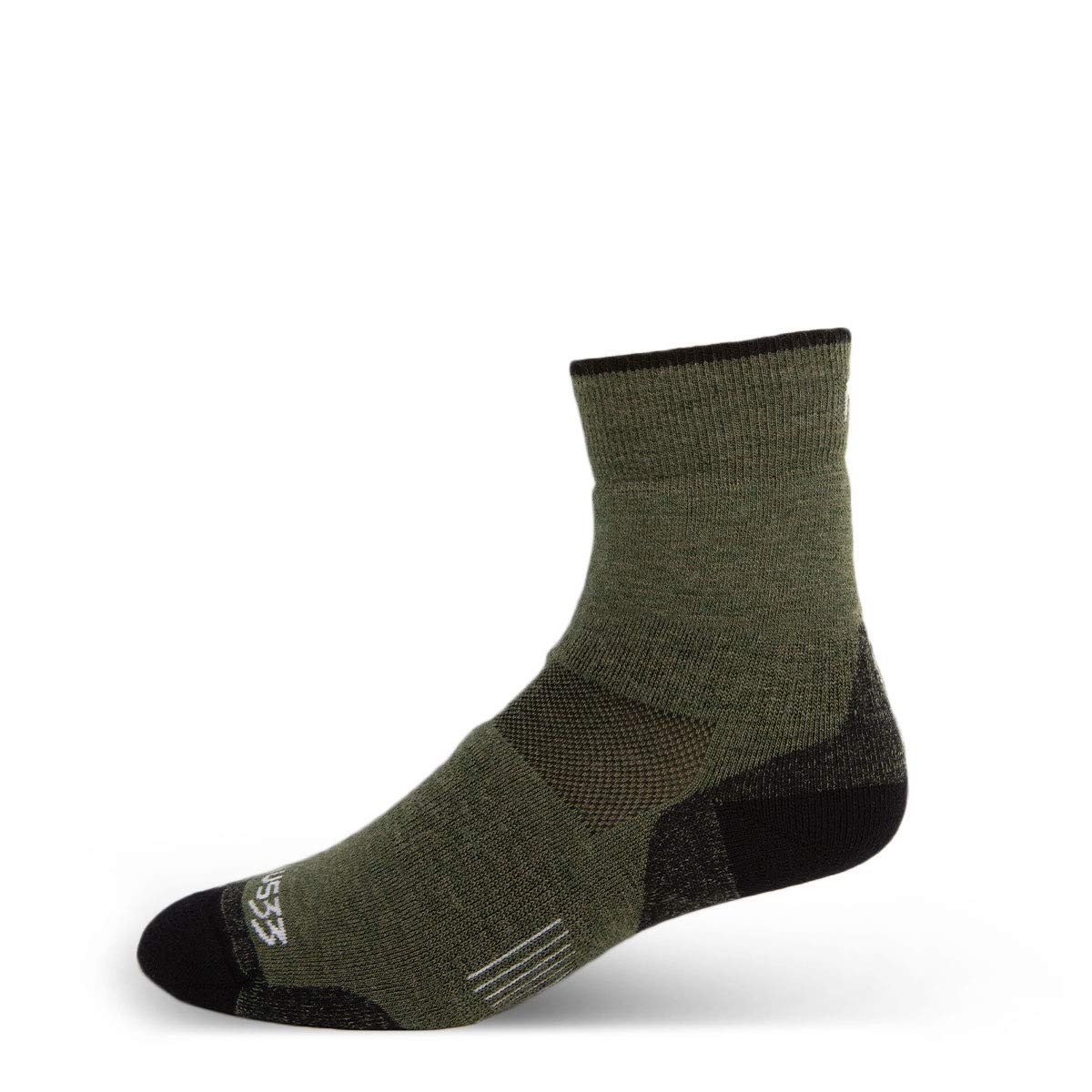Premium USA Made Merino Wool Crew Socks for Hiking & Outdoor Adventures - Durable, Moisture-Wicking & Comfortable for Mountain Climbing, Camping & Trail Running
