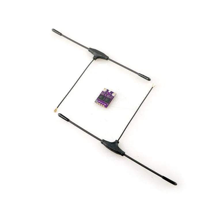 Happymodel ES900 Dual RX ELRS Diversity Receiver 915MHz 868MHz Long Range Receiver for FPV Drones and RC Aircraft - Enhanced Signal Stability for Long-Distance Flying
